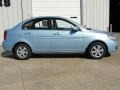 Ice Blue 2011 Hyundai Accent GLS 4 Door Exterior