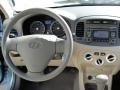 Beige 2011 Hyundai Accent GLS 4 Door Dashboard