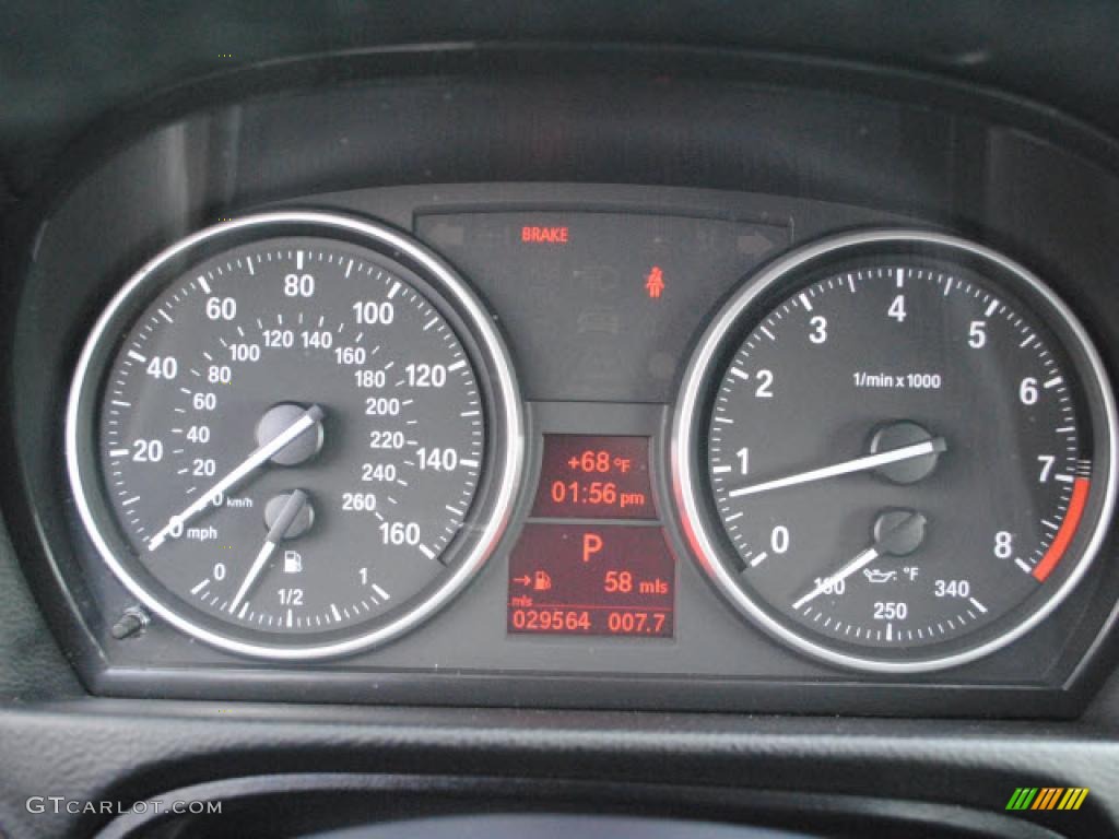 2008 BMW 3 Series 328i Coupe Gauges Photo #45101168