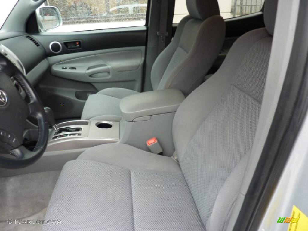 Graphite Gray Interior 2009 Toyota Tacoma V6 TRD Sport Double Cab 4x4 Photo #45101444