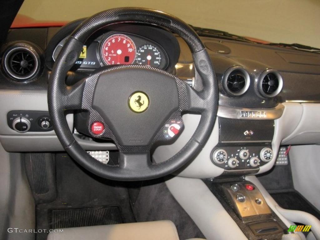 2007 Ferrari 599 GTB Fiorano F1 Grey Dashboard Photo #45105844
