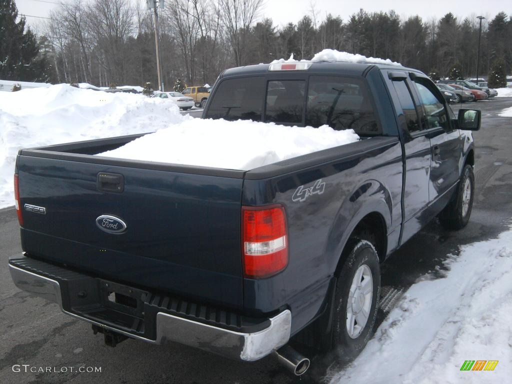 2004 F150 XLT SuperCab 4x4 - Medium Wedgewood Blue Metallic / Dark Flint photo #5