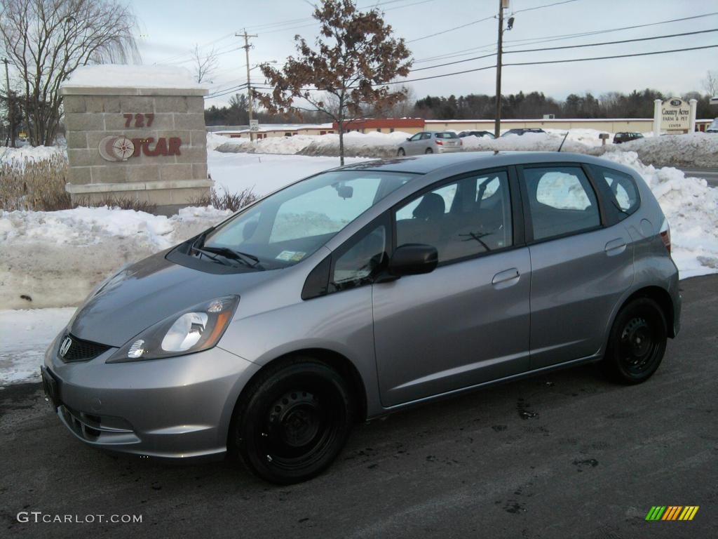 Storm Silver Metallic 2009 Honda Fit Standard Fit Model Exterior Photo #45106928