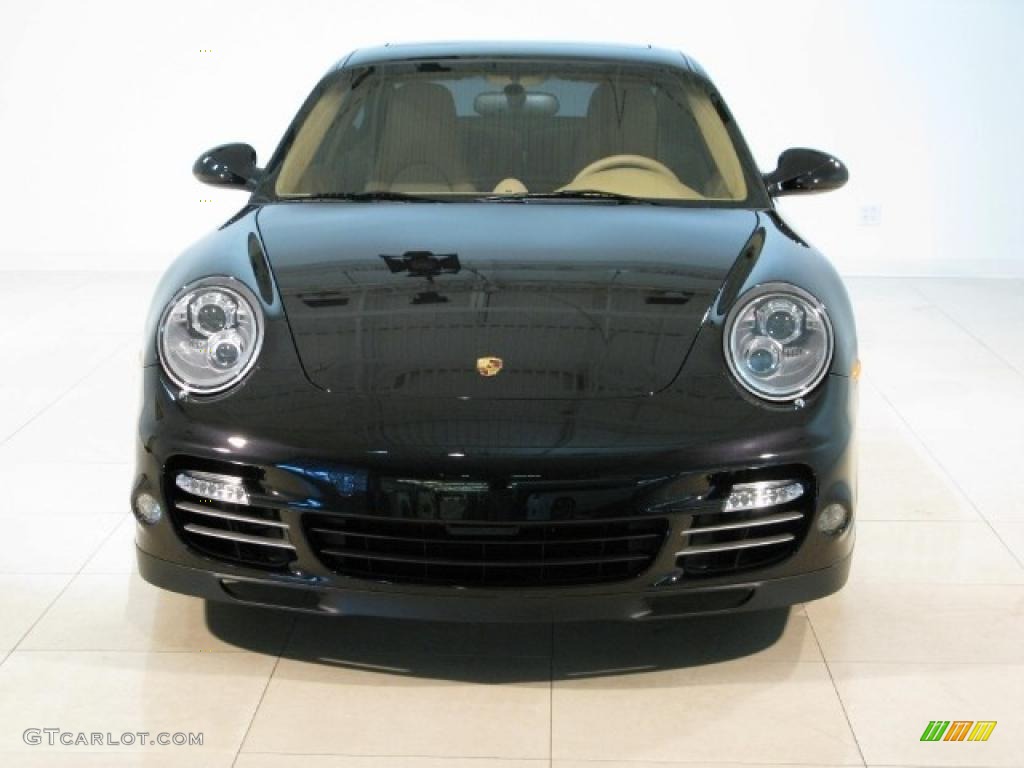 Basalt Black Metallic 2011 Porsche 911 Turbo S Coupe Exterior Photo #45106988