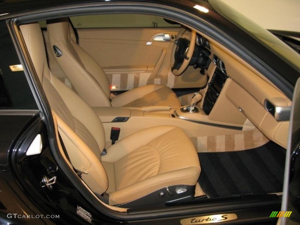 Sand Beige Interior 2011 Porsche 911 Turbo S Coupe Photo #45107228