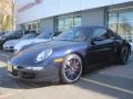 2008 Midnight Blue Metallic Porsche 911 Carrera 4S Cabriolet  photo #3