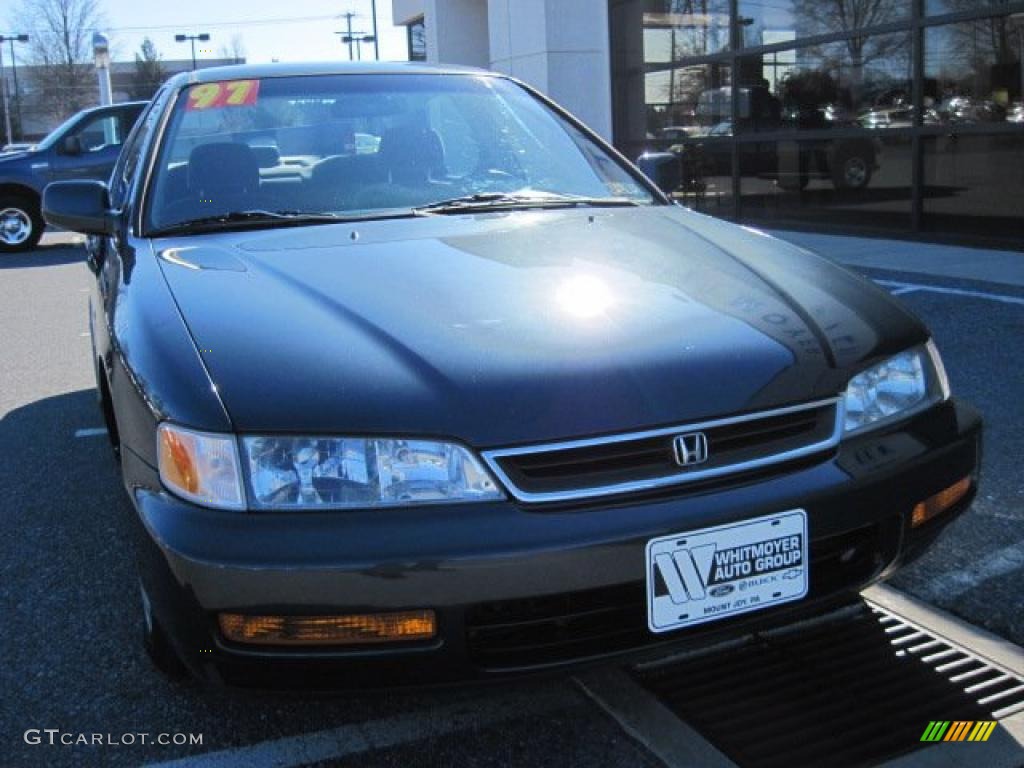 1997 Accord LX Sedan - Mystic Blue Pearl / Gray photo #2