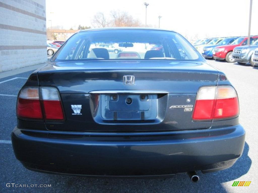 1997 Accord LX Sedan - Mystic Blue Pearl / Gray photo #7