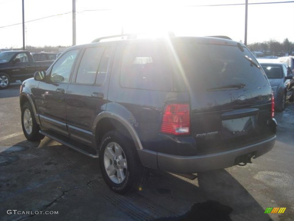 2004 Explorer Eddie Bauer 4x4 - Dark Blue Pearl Metallic / Medium Parchment photo #9