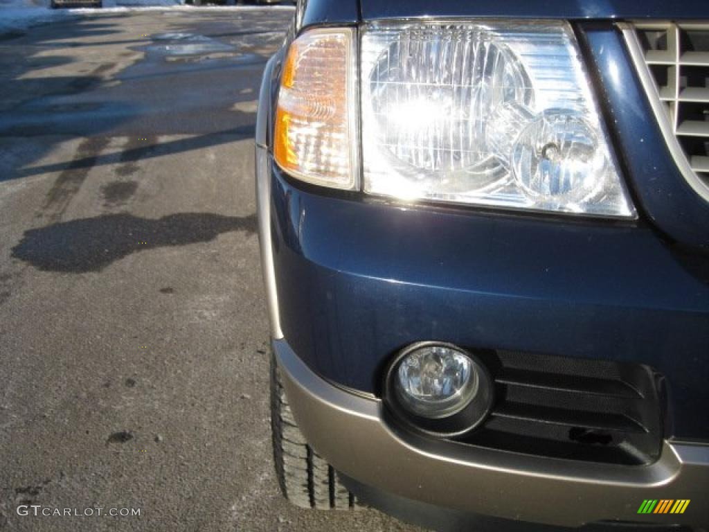 2004 Explorer Eddie Bauer 4x4 - Dark Blue Pearl Metallic / Medium Parchment photo #13