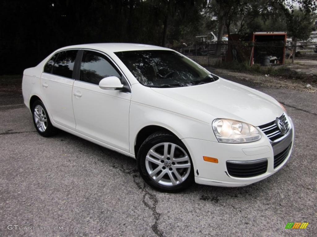 2006 Jetta TDI Sedan - Campanella White / Pure Beige photo #5