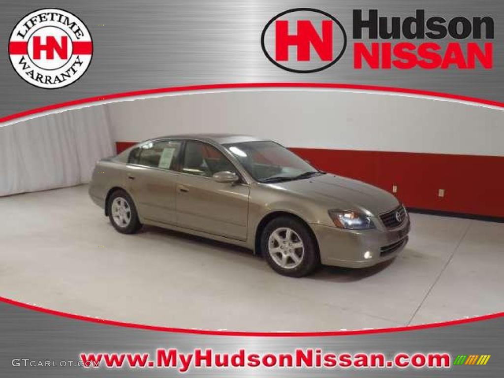 2006 Altima 3.5 SL - Polished Pewter Metallic / Blond photo #1