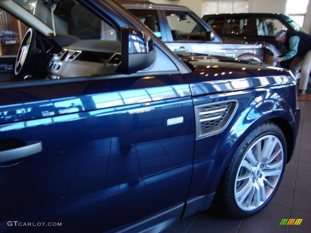 Baltic Blue 2011 Land Rover Range Rover Sport HSE LUX Exterior Photo #45109356