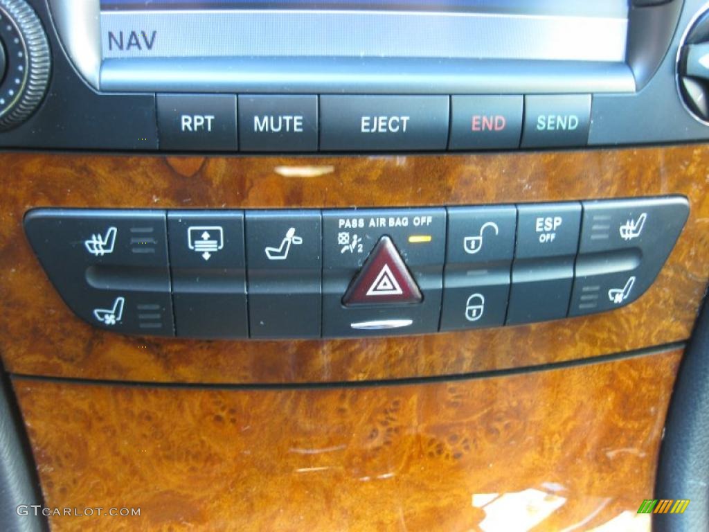 2008 E 550 Sedan - Black / Black photo #14