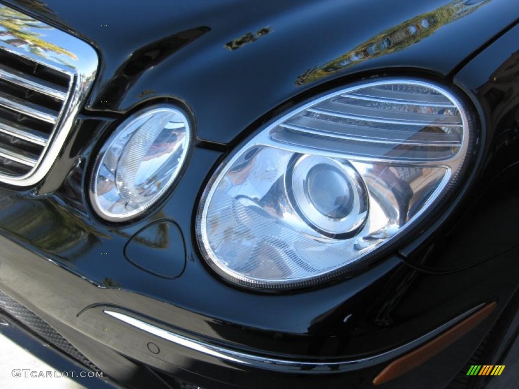 2008 E 550 Sedan - Black / Black photo #22