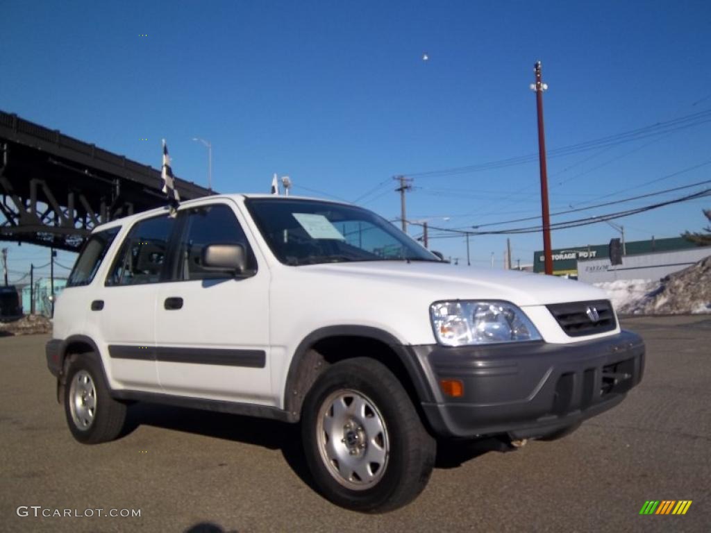 1999 CR-V LX 4WD - Taffeta White / Charcoal photo #5