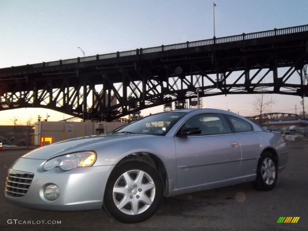 Ice Silver Pearlcoat 2003 Chrysler Sebring LX Coupe Exterior Photo #45109880