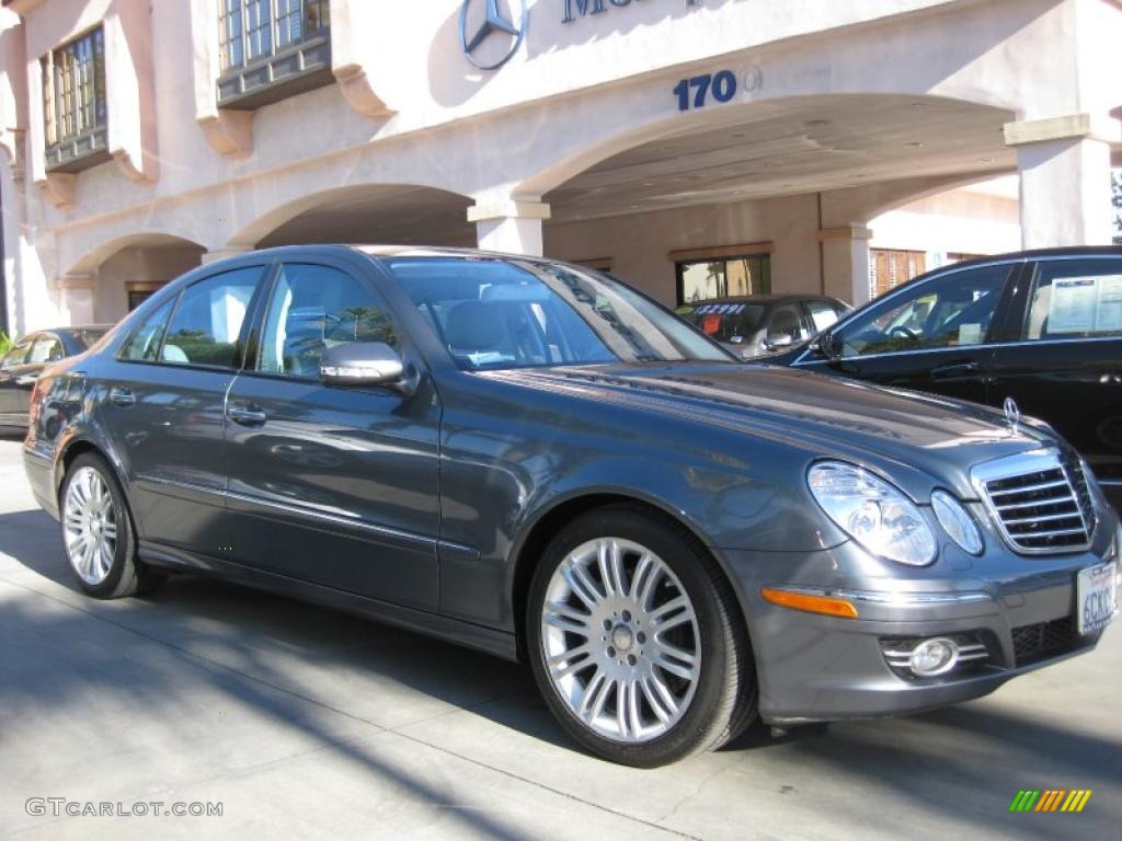 2008 E 350 Sedan - Flint Grey Metallic / Ash photo #1