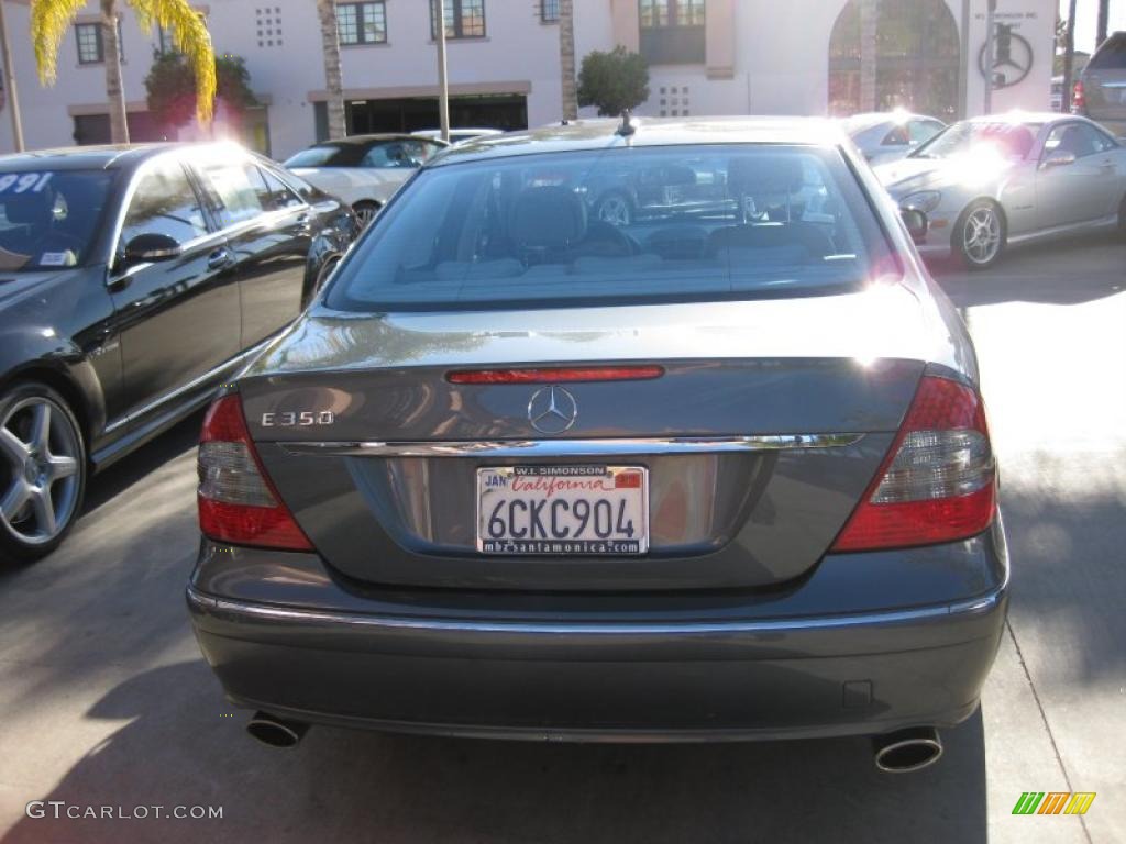 2008 E 350 Sedan - Flint Grey Metallic / Ash photo #3