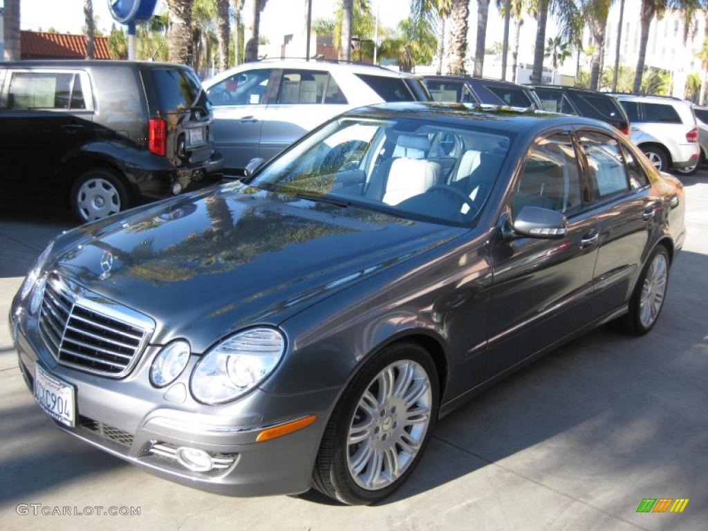 2008 E 350 Sedan - Flint Grey Metallic / Ash photo #5