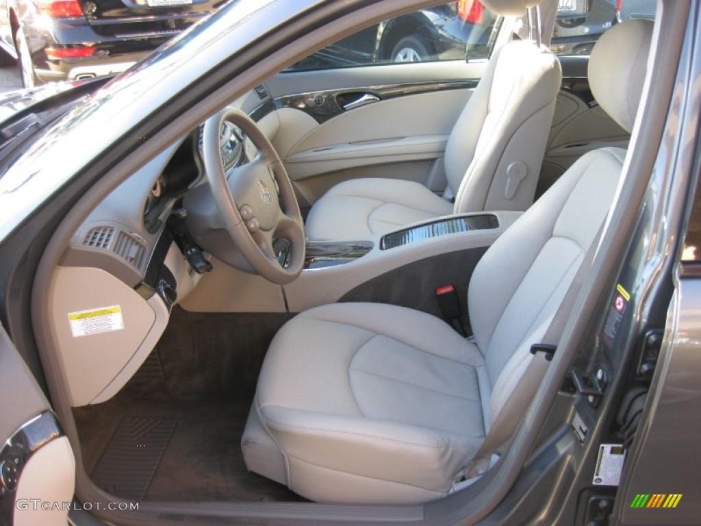 2008 E 350 Sedan - Flint Grey Metallic / Ash photo #17