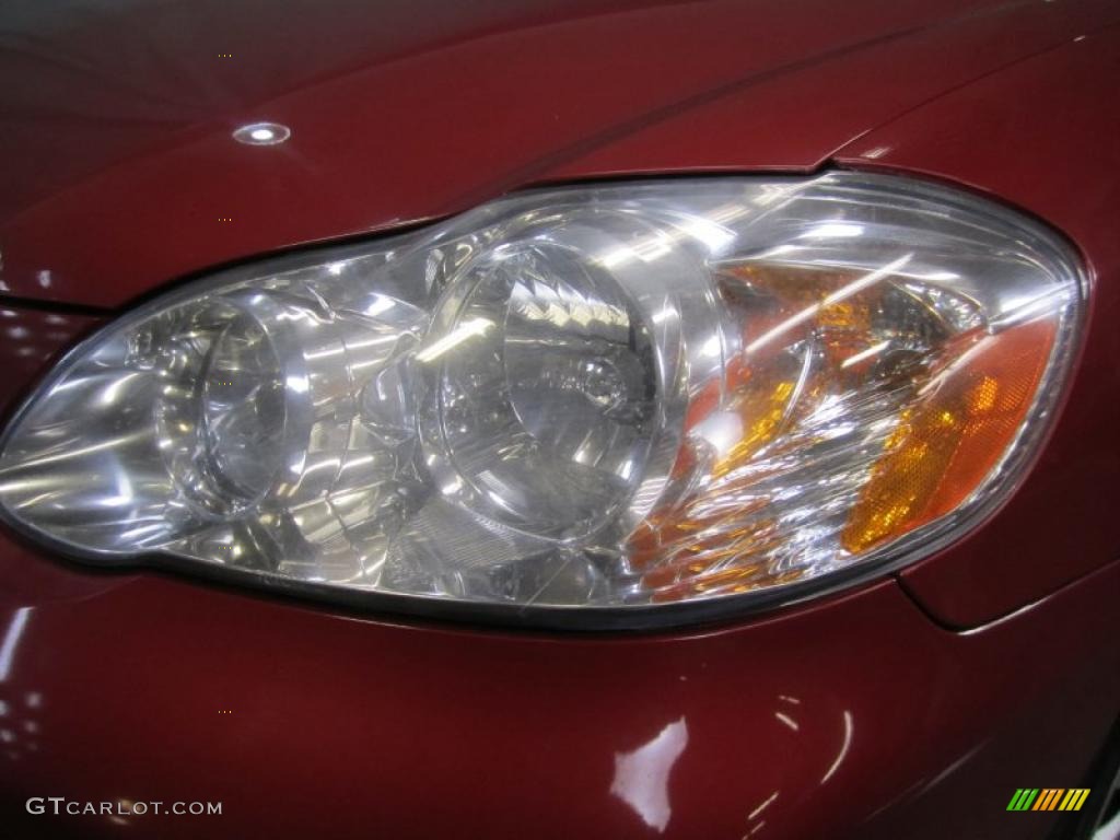 2008 Corolla LE - Barcelona Red / Stone photo #4