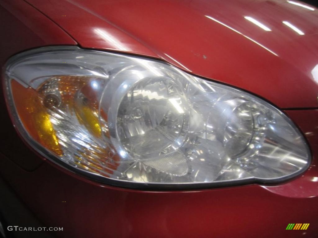 2008 Corolla LE - Barcelona Red / Stone photo #5