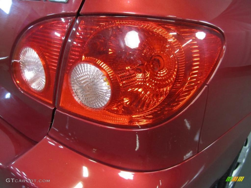 2008 Corolla LE - Barcelona Red / Stone photo #12