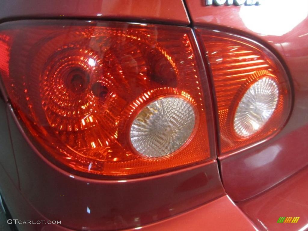 2008 Corolla LE - Barcelona Red / Stone photo #13