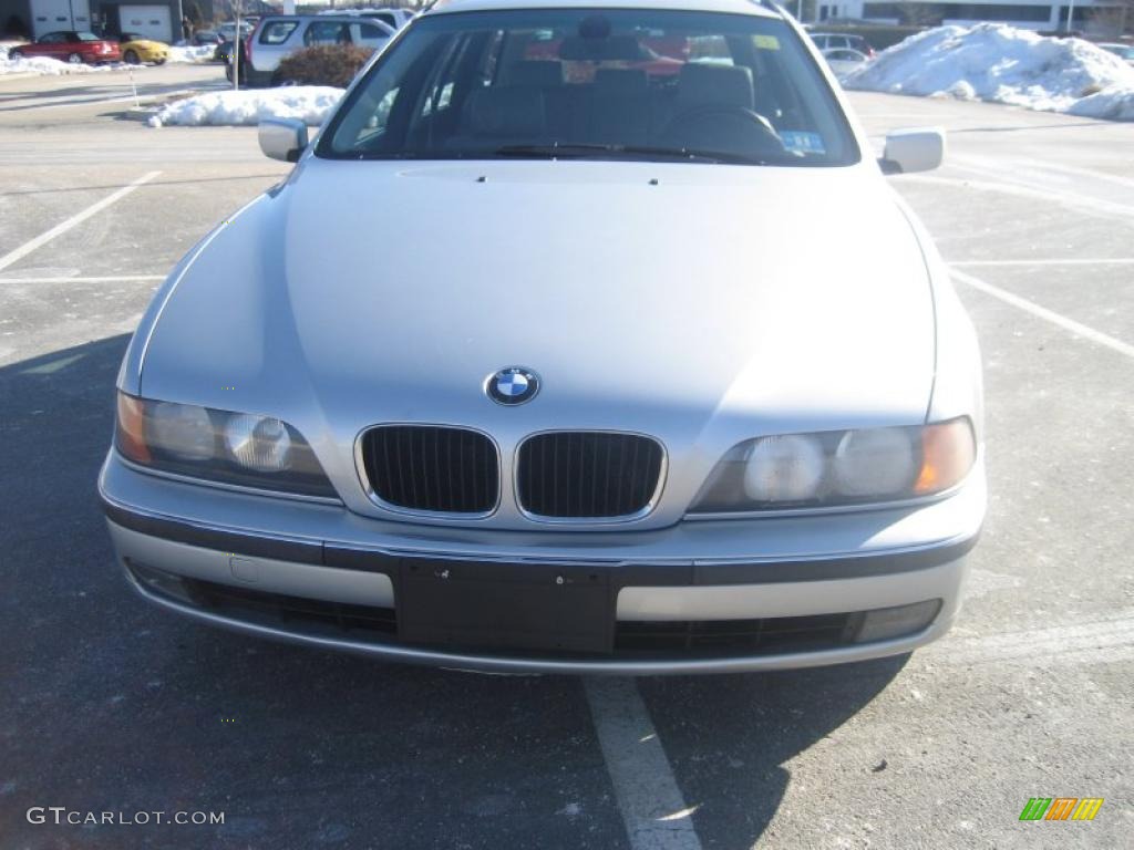 2000 5 Series 528i Wagon - Titanium Silver Metallic / Gray photo #6