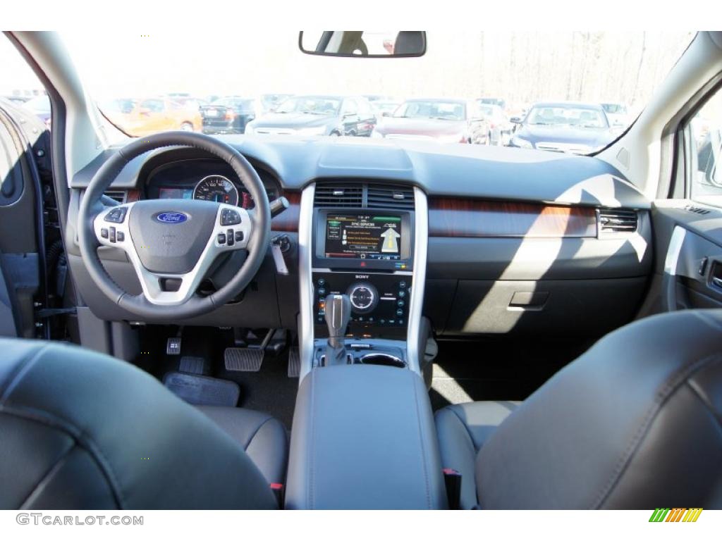 2011 Ford Edge Limited Charcoal Black Dashboard Photo #45113737