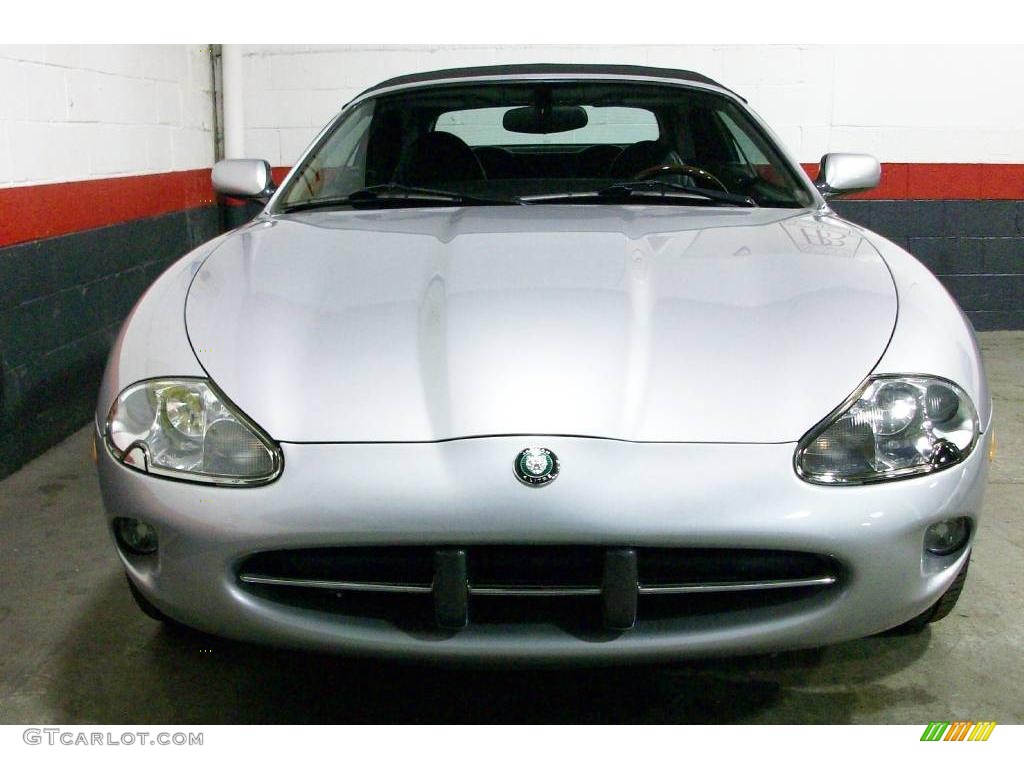 2000 XK XK8 Convertible - Platinum Metallic / Charcoal photo #9