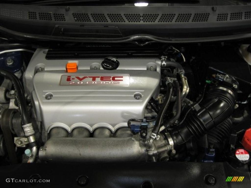 2008 Honda Civic Si Sedan 2.0 Liter DOHC 16-Valve i-VTEC 4 Cylinder Engine Photo #45117586