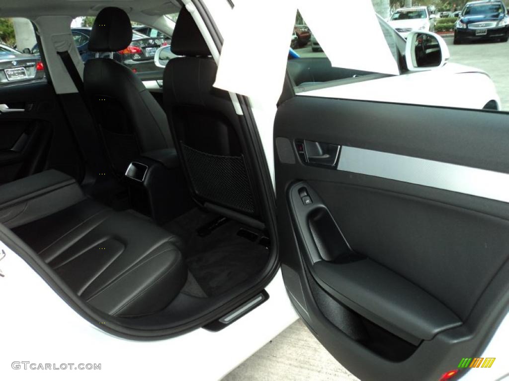 2009 A4 2.0T Premium quattro Sedan - Ibis White / Black photo #21