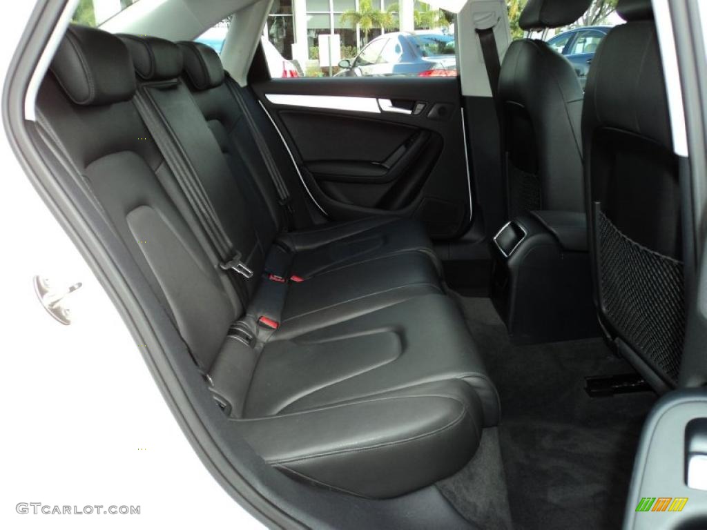 2009 A4 2.0T Premium quattro Sedan - Ibis White / Black photo #22