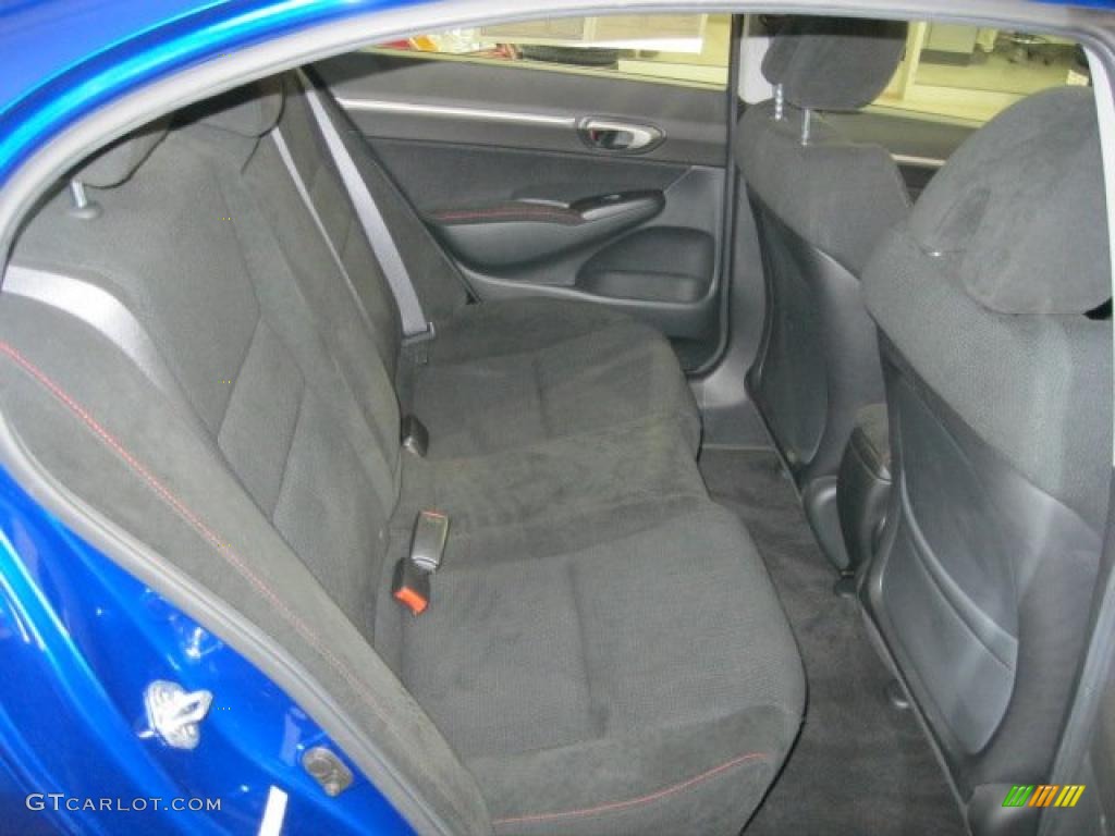 2008 Civic Si Sedan - Fiji Blue Pearl / Black photo #31
