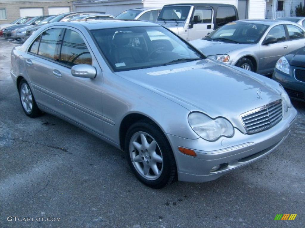 2001 C 240 Sedan - Brilliant Silver Metallic / Charcoal Black photo #7