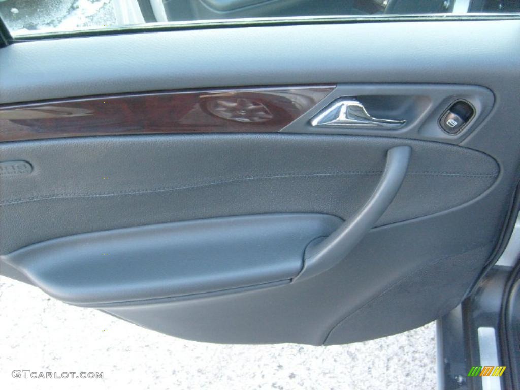 2001 C 240 Sedan - Brilliant Silver Metallic / Charcoal Black photo #15