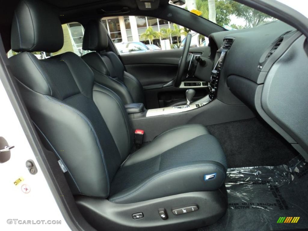 Black Interior 2009 Lexus IS F Photo #45118422