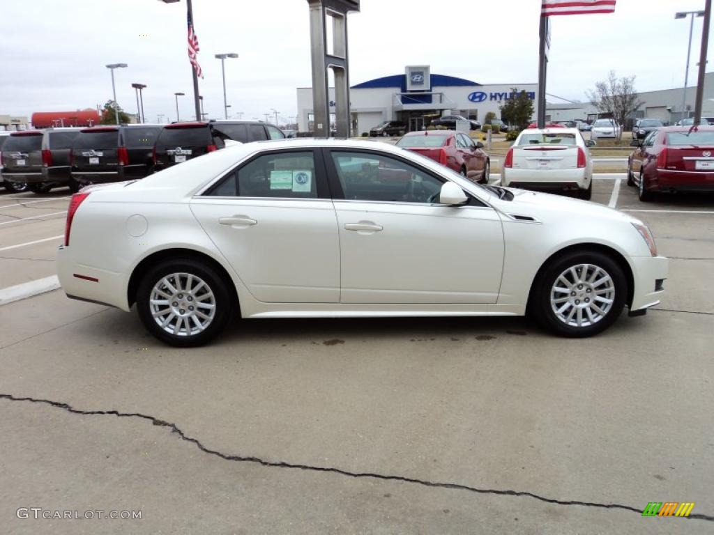 White Diamond Tricoat 2011 Cadillac CTS 3.0 Sedan Exterior Photo #45119042