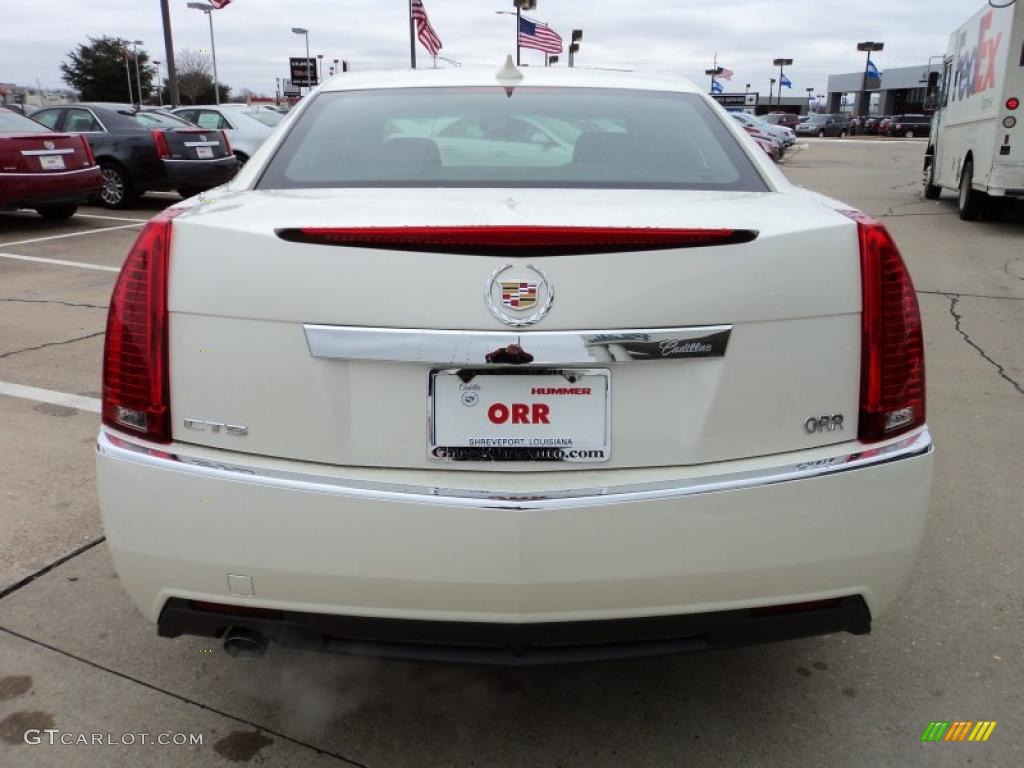 White Diamond Tricoat 2011 Cadillac CTS 3.0 Sedan Exterior Photo #45119070