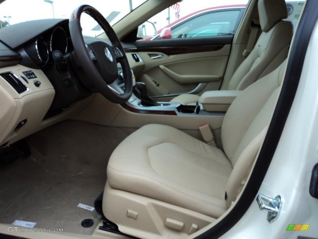 Cashmere/Cocoa Interior 2011 Cadillac CTS 3.6 Sedan Photo #45119178