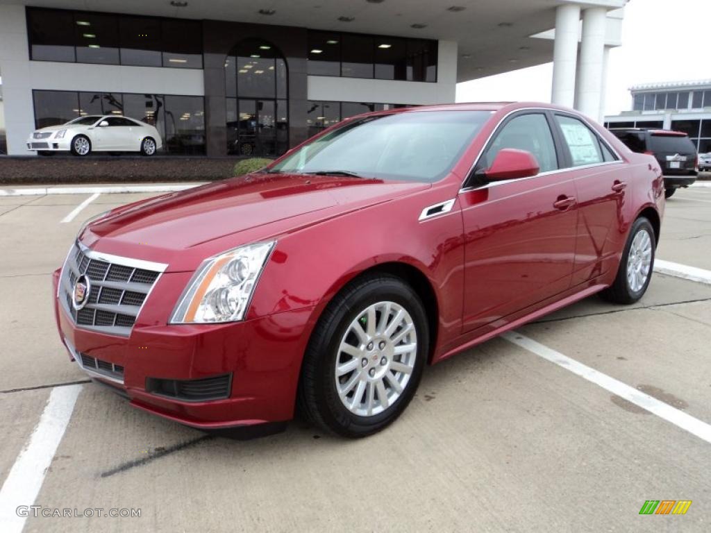 Crystal Red Tintcoat 2011 Cadillac CTS 3.0 Sedan Exterior Photo #45119210