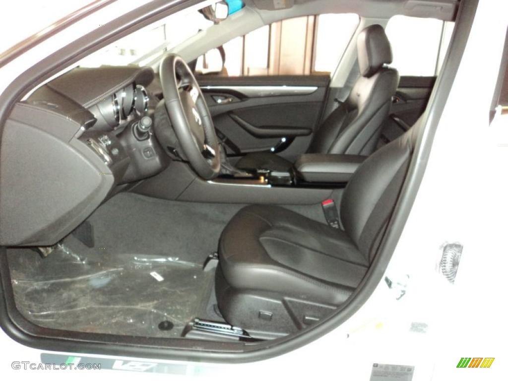 Ebony Interior 2011 Cadillac CTS -V Sedan Photo #45119558