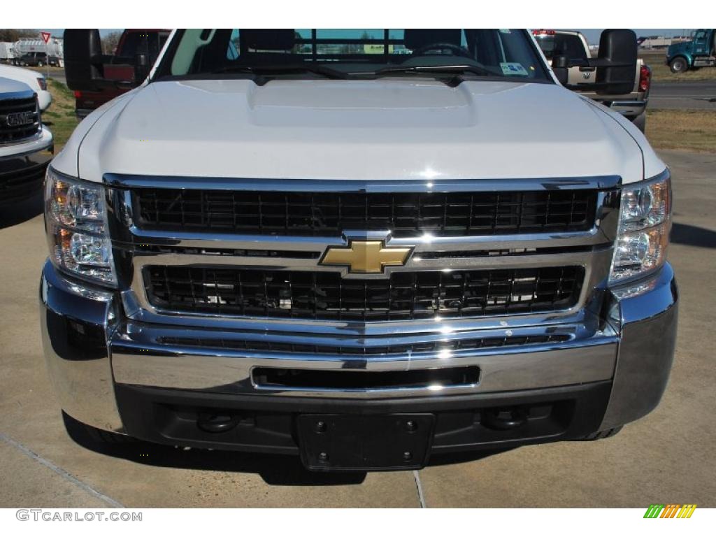 2009 Silverado 3500HD Work Truck Regular Cab Chassis - Summit White / Dark Titanium photo #13