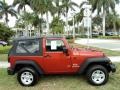 2009 Sunburst Orange Pearl Coat Jeep Wrangler X 4x4  photo #3