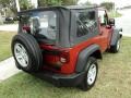 2009 Sunburst Orange Pearl Coat Jeep Wrangler X 4x4  photo #4