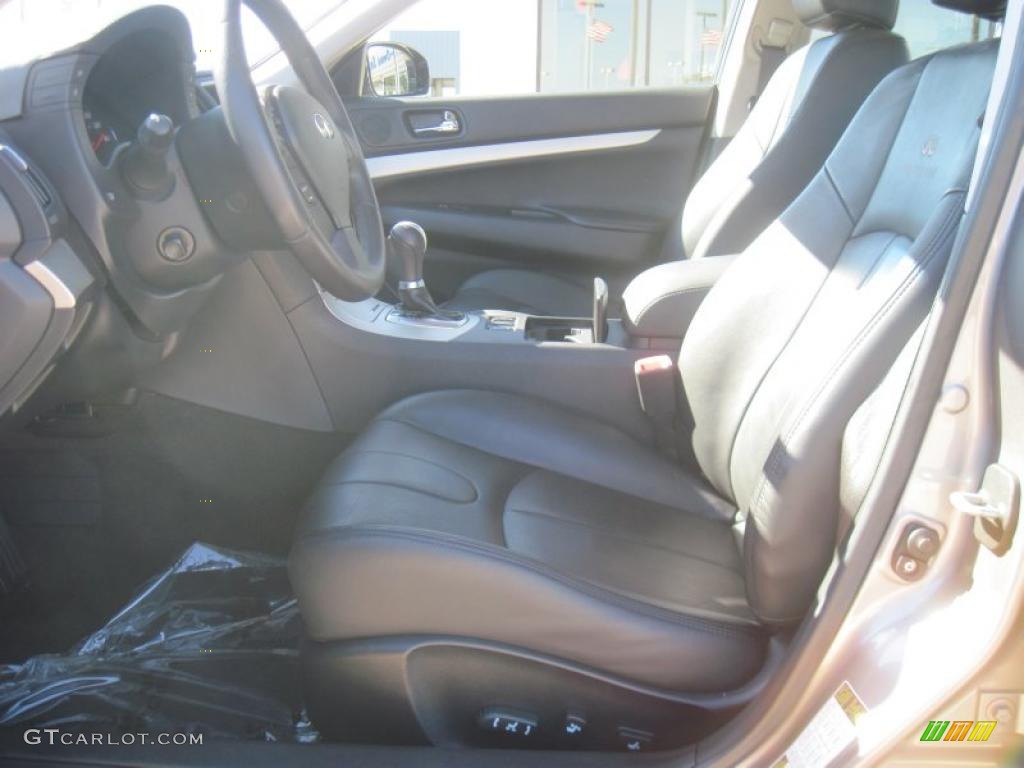 Graphite Black Interior 2007 Infiniti G 35 Journey Sedan Photo #45121425