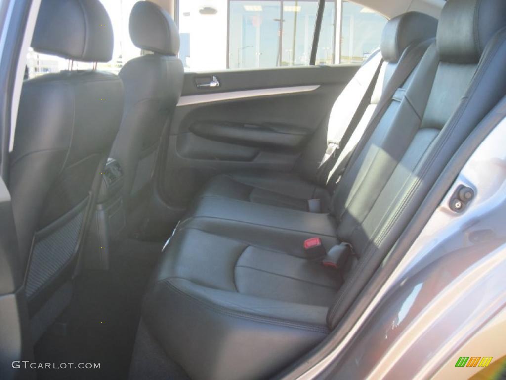 Graphite Black Interior 2007 Infiniti G 35 Journey Sedan Photo #45121434