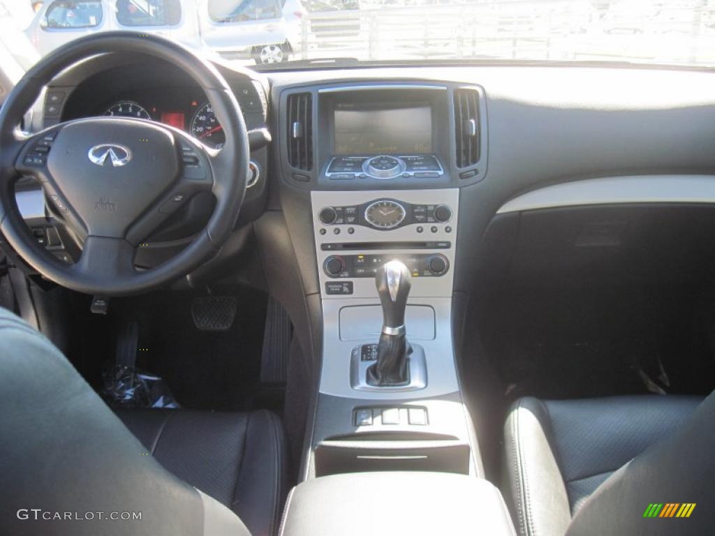 2007 Infiniti G 35 Journey Sedan Graphite Black Dashboard Photo #45121450